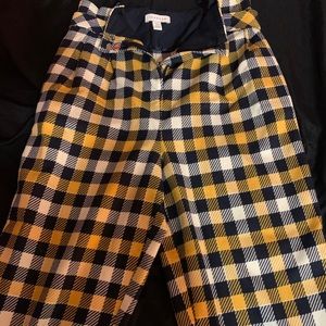 Topshop Twill check Trousers